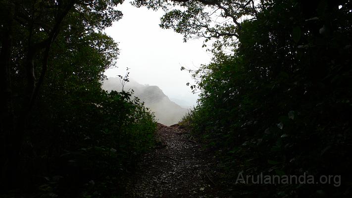 P1000135.JPG - Entrance to Adi Sankaracharya's cave near Moola Mookambika - Jun 2006